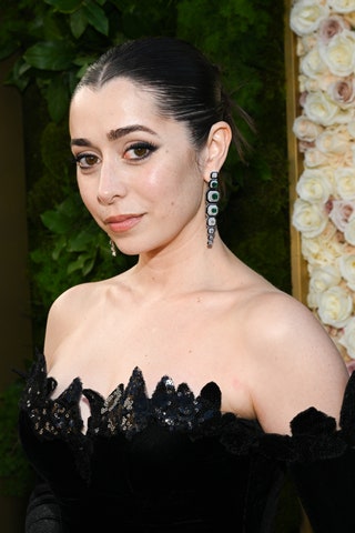 Image may contain Cristin Milioti Adult Person Wedding Face Head Photography Portrait Accessories and Earring