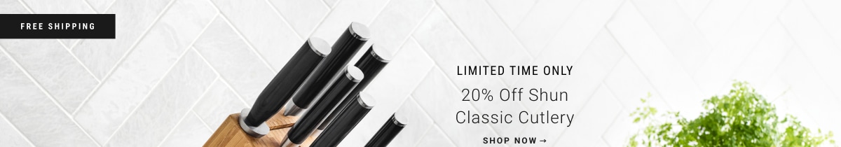 20% Off Shun Classic Cutlery