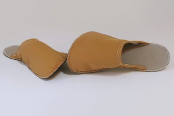 Foot shaped slippers