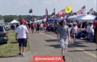 Crooks outside Trump rally site 