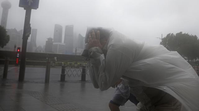 Typhoon Bebinca Makes Landfall In Shanghai 