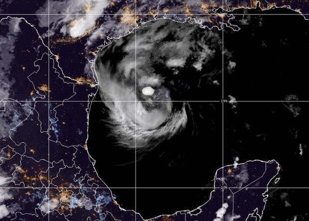 Beryl satellite image 