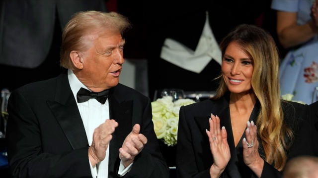 Donald and Melania Trump at the Al Smith Dinner in New York 