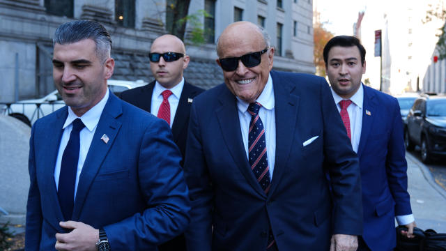 Rudy Giuliani arrives in New York court in Georgia election worker defamation case 