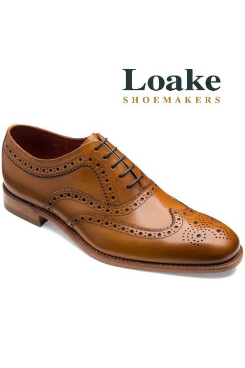 Loake - Fearnley Tan Brogue Leather Shoe