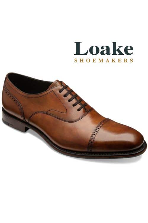 Loake - Hughes Chestnut Brown Leather Shoe