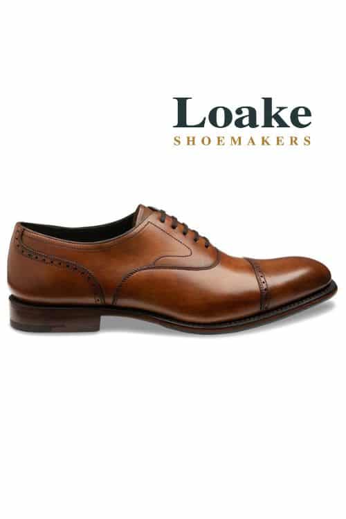 Loake - Hughes Chestnut Brown Leather Shoe