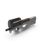 Silver Submachine Gun PNG & PSD Images