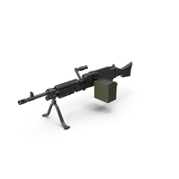 M240 Machine Gun PNG & PSD Images