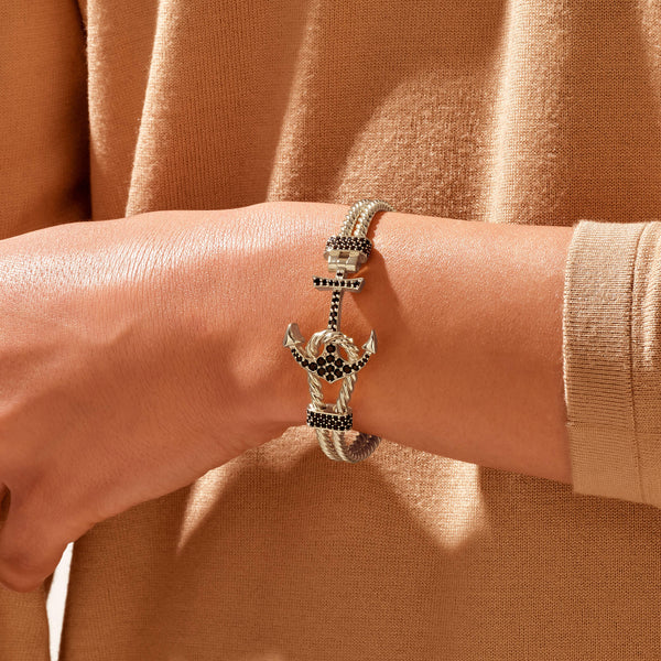 Twined Anchor Bangle