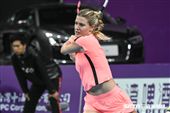 WTA台灣公開賽單打Eugenie Bouchard 尤金妮·布夏德。（圖／記者林敬旻攝）