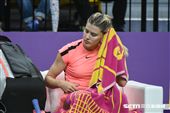 WTA台灣公開賽單打Eugenie Bouchard 尤金妮·布夏德。（圖／記者林敬旻攝）