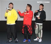 「綜藝玩很大」主持人吳宗憲、KID、小鬼。（記者邱榮吉/攝影）