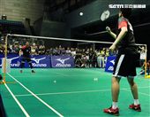 美津濃簽約羽球選手黃金搭擋塞蒂亞萬（Hendra Setiawan）與阿赫桑（Mohammad Ahsan）獲得世界羽球男子雙打最高排名第一位，來台和球迷們近距離接觸。（記者邱榮吉/攝影）