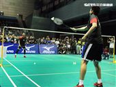 美津濃簽約羽球選手黃金搭擋塞蒂亞萬（Hendra Setiawan）與阿赫桑（Mohammad Ahsan）獲得世界羽球男子雙打最高排名第一位，來台和球迷們近距離接觸。（記者邱榮吉/攝影）