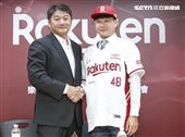 Rakuten Monkeys賴鴻誠加盟記者會。（圖／記者楊澍攝影）