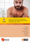 Research paper thumbnail of Gay men's attitudes to biomedical HIV prevention: Key findings from the PrEPARE Project 2015