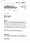 Research paper thumbnail of Writing a constitution without parties? The programmatic weakness of party-voter linkages in the Chilean political change