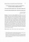 Research paper thumbnail of O conceito de saúde no livro IV da República: Platão contra os hipocráticos?