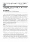 Research paper thumbnail of Evaluation of the Special Program in the Arts (SPA) Curriculum: Basis for Program Enhancement