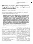 Research paper thumbnail of Differential progression of magnetization transfer imaging changes depending on severity of cerebral hypoxic–ischemic injury