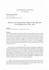 Research paper thumbnail of Russia as an Expansionist Empire in the Opinions of the British Press 1855–1878