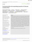 Research paper thumbnail of Functional profile and encapsulating properties of Colocasia esculenta (Taro)