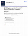 Research paper thumbnail of COVID-19’s Impact on Gendered Household Food Practices: Eating and Feeding as Expressions of Competencies, Moralities, and Mobilities