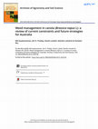 Research paper thumbnail of Weed management in canola (Brassica napus L): a review of current constraints and future strategies for Australia