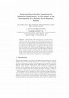 Research paper thumbnail of Analysing Mixed Reality Simulation for Industrial Applications: A Case Study in the Development of a Robotic Screw Remover System