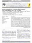 Research paper thumbnail of Minimum winter temperature reconstruction from average earlywood vessel area of European oak (Quercus robur) in N-Poland