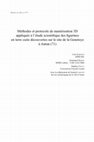 Research paper thumbnail of Méthodes et protocole de numérisation 3D appliqués à l’étude scientifique des figurines en terre cuite découvertes sur le site de la Genetoye à Autun (71)