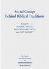 Research paper thumbnail of Hensel, 2023, Introduction_Social Groups behind biblical traditions Mohr Siebeck