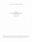 Research paper thumbnail of "Dialoghi”. Conversazioni tra gli allievi dell’Istituto, "La regola e l’eccezione", Istituto Italiano per gli Studi Storici, Napoli 25 May 2023. Talk: "La vita del filosofo: regola o eccezione? Il caso del Cinismo"