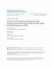 Research paper thumbnail of Session C8: Development of Criteria for the Design and Dimensioning of Fish-Friendly Intakes for Small Hydropower Plant