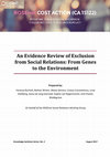 Research paper thumbnail of An evidence review of exclusion from social relations : From genes to the environment