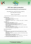 Research paper thumbnail of SOP i inne regiony przemysłowe w świetle badań geomorfologicznych i geoarcheologicznych Sesja jubileuszowa z okazji 45-lecia pracy naukowej prof. UJK dr hab. Ewy Nowak Kielce, 22 czerwca 2023 r.