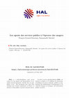 Research paper thumbnail of Les agents des services publics à l'épreuve des usagers