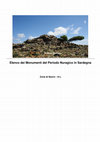 Research paper thumbnail of Elenco dei Monumenti del Periodo Nuragico in Sardegna Nuoro - A-L