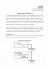 Research paper thumbnail of Transportation Planning Process