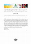 Research paper thumbnail of Food basket of a highly marginalized indigenous community in the mid-hills of Nepal: Transition and responsible factors