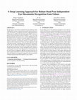 Research paper thumbnail of A deep learning approach for robust head pose independent eye movements recognition from videos