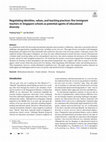 Research paper thumbnail of Negotiating identities, values, and teaching practices: five immigrant teachers in Singapore schools as potential agents of educational diversity