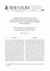 Research paper thumbnail of Presidential Electoral Law and Democratic Transformation : Tentative Conclusions from Armenia and Georgia