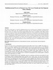 Research paper thumbnail of Multidimensional Poverty in Pastoral Area : The Case of Somali and Afar Regional States , Ethiopia