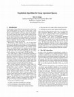 Research paper thumbnail of Negotiation algorithms for large agreement spacess