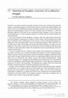 Research paper thumbnail of Abortion in Ecuador: overview of a collective struggle