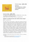 Research paper thumbnail of CONVOCATORIA -AHILA 2024 SIMPOSIO "LA CUESTIÓN DE LA TIERRA ENTRE AMÉRICA LATINA Y EUROPA"