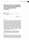 Research paper thumbnail of El primer milenio en la quebrada de Humahuaca, Jujuy (Argentina). Zooarqueología del sitio Carrazana