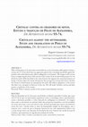 Research paper thumbnail of Critolau contra os criadores de mitos. estudo e tradução de Fílon de Alexandria, De Aeternitate Mundi 55-74. Critolaus against the mythmakers. study and translation of Philo of Alexandria, De Aeternitate Mundi 55-74